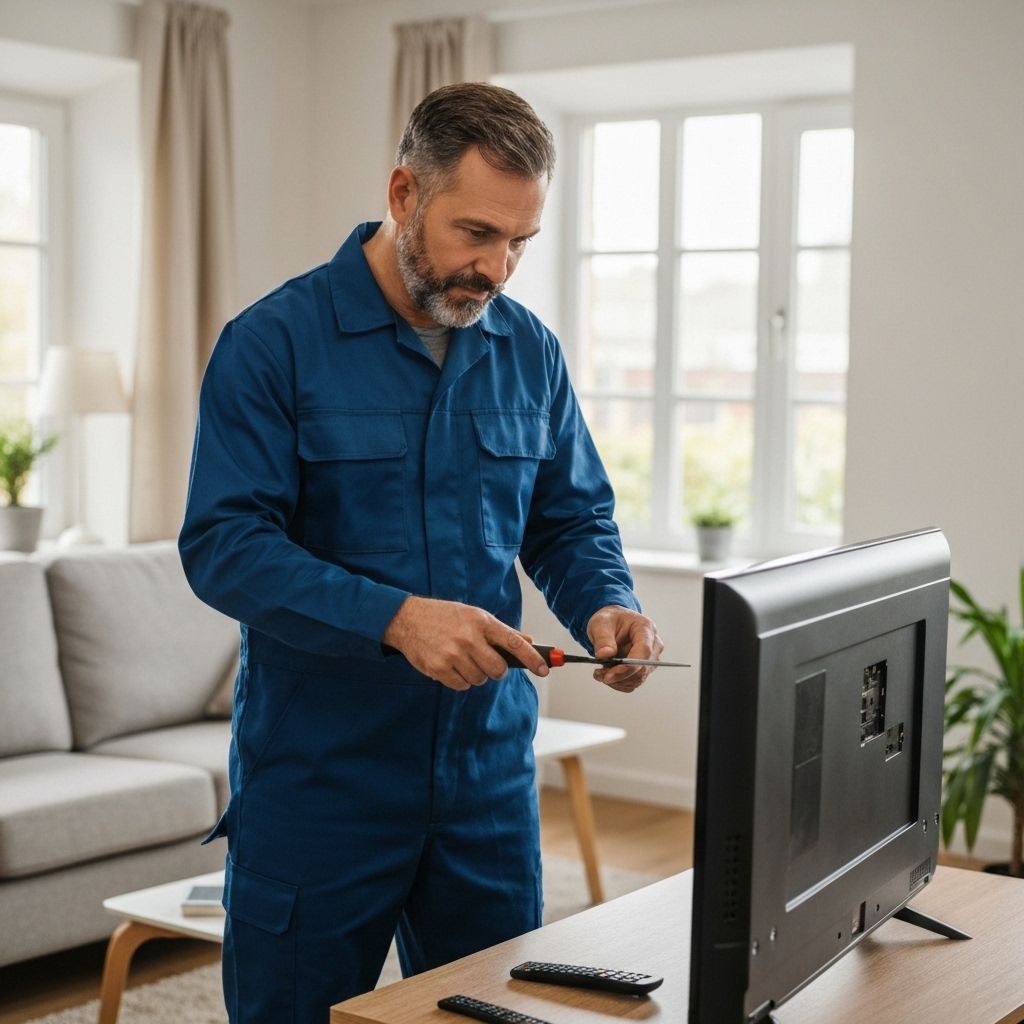 TV service center near me - doorstep TV repair diagnosis