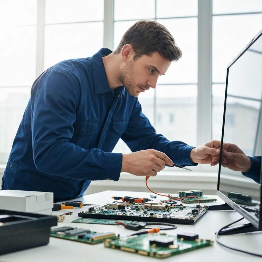 TV service center technician - Samsung TV repair, Sony TV service expert